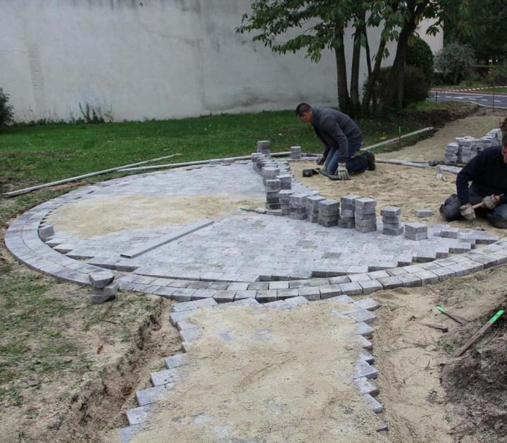 Création pavage Saint Gratien